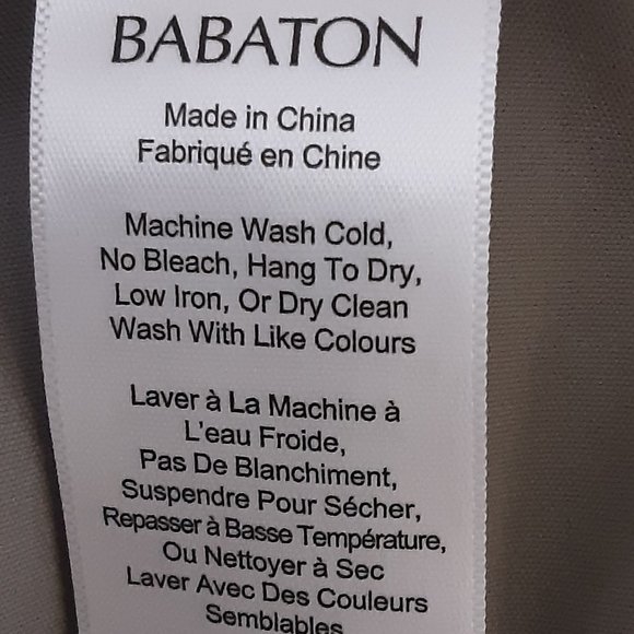 Aritzia Babaton Tan Beige Mid-Rise Side Zip Pants Size 10 - Picture 13 of 14